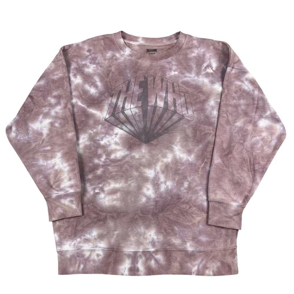 the Who Tailgate Mens Tie Dye Sweatshirt Sz Medium